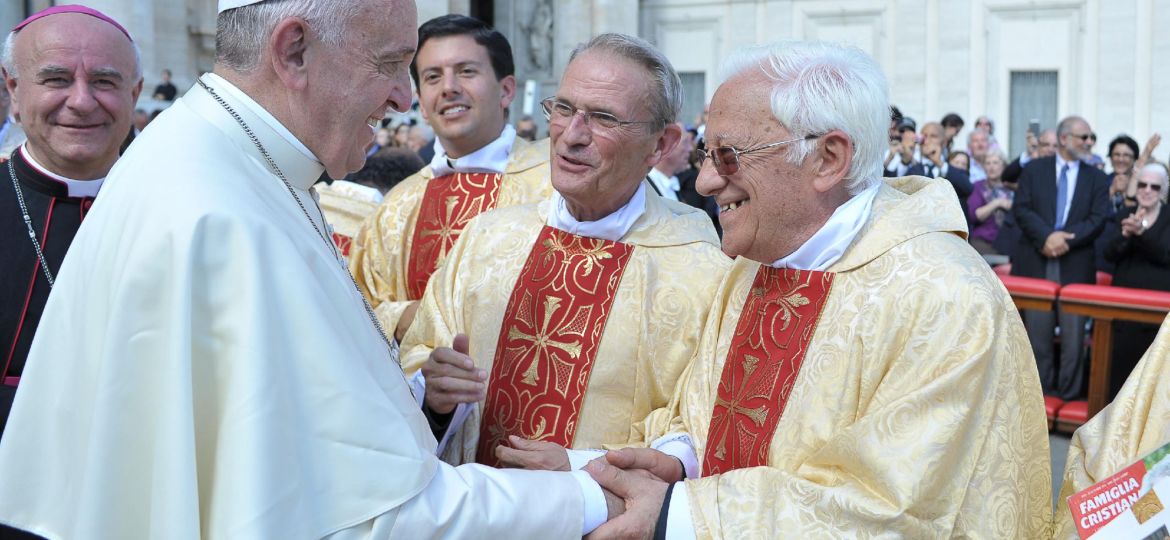 Papa Francisco y P. Ángel