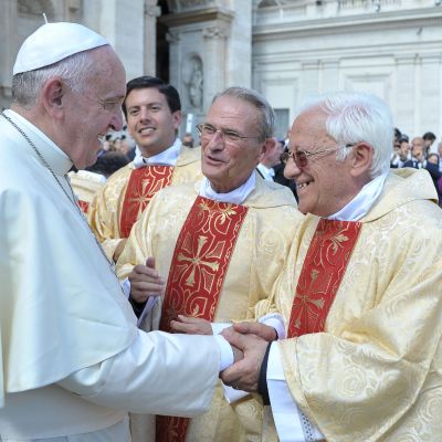 Papa Francisco y P. Ángel